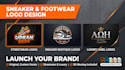 design a sneaker and shoe logo