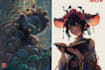 draw a fantasy character ilustration