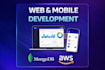 develop a full stack web application using react js and node or php