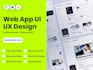 do modern saas web app design, saas app design, and saas UI UX in figma