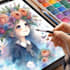 draw digital watercolor drawing professionally