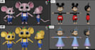 do stylized cartoony characters