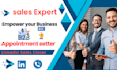 do linkedin b2b lead generation and appointment scheduling