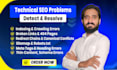 conduct a detailed technical SEO audit and fix all issues
