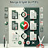 clean merge format and split excel files convert pdfs to excel file