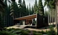 design cabin house, frame house, small house, tiny house plan, container house