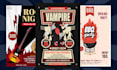 design retro vintage flyer