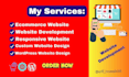 build or redesign your wordpress ecommerce website