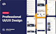 create professional website UX UI figma design