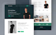 build a modern portfolio website for creatives and professionals
