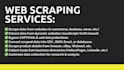 do web scraping and automation using python