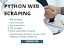 create vapi ai voice calling assistant and develop data web scraping bot script