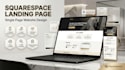 design squarespace single page website squarespace landing page