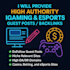 secure editorial guest posts on authority gaming sites