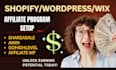 optimize or manage shareasale, awin shopify affiliate program for more sales