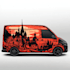 creative custom car wrap, van wrap, truck wrap,