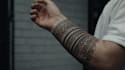 create sleeve tattoo design in geometric style