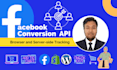 set up facebook conversion API, ga4 and GTM