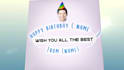 make your happy birthday funny video animation
