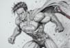 do amazing cartoon superhero character