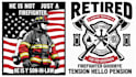 design unique and creative firefighter logo