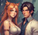 draw your couple character with anime style