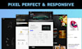 do front end web development in html css javascript