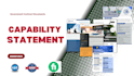 write and design government capability statement, business capability statement