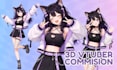create custom vroid vtuber model and 3d avatar for vrchat