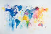 create a custom wedding map watercolor style
