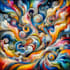 do a creative abstract art for you