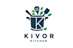 design a professional kitchen logo with new concept