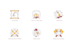 design ultra sharp vector line icons with precision