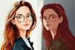 draw high quality vector portraits