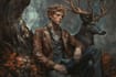 draw a fantasy illustration in a definite style