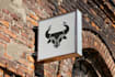 design ranch stylel and cattle logo