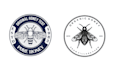 design hand drawn vintage bee logo