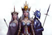 design a character concept in fantasy, sci fi character