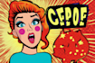 create pop art, comic or cartoon words or logo