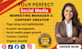 be your marketing expert, digital social media manager and content creator