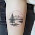 create minimal line art tattoo