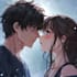 make a anime couple character art anime style