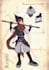 create an anime style character concept art sheet