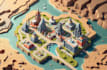 create a professional isometric map