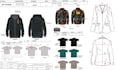 design clothing tech pack and flat sketch for manufacturer