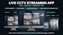 develop live cctv camera streaming and processing web app desk app andriod ios