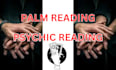 curious about your future palm reading  and future psychic reading