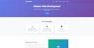 build a modern, responsive website using HTML, CSS and javascript