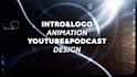 intro and logo animation, full set podcast design
