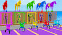 create best animal crossing fountain cartoon and 3d animation video for kids
